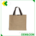 jute bag manufacturers with PVC screen printing tote bag